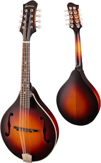 Eastman MD305E Sunburst Electro-Acoustic Handcrafted A-Style Mandolin with Gig Bag