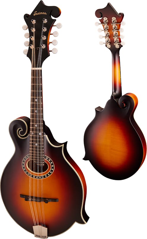 Eastman MD314E Sunburst Electro-Acoustic Handcrafted F-Style mandolin with Gig Bag