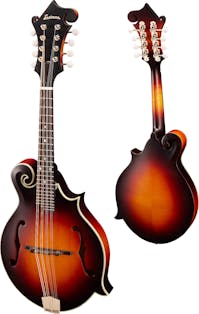 Eastman MD315E Sunburst Electro-Acoustic Handcrafted F-Style Mandolin with Gig Bag