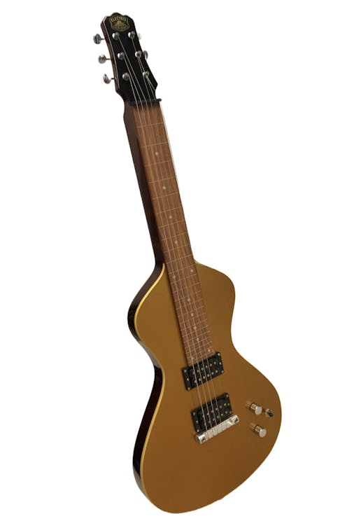 Asher Electro Hawaiian Junior Lap Steel in Gold with Deluxe Asher with Hard Case - Commission Sale