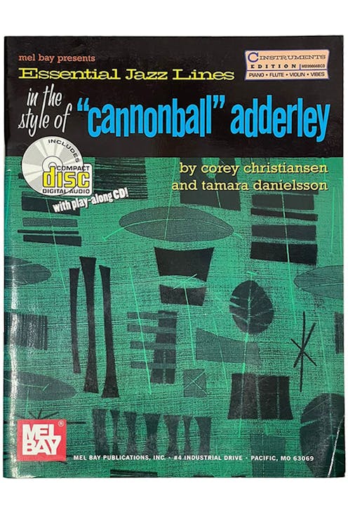 Mel Bay Essential Jazz Lines: C In the style of Cannonball Adderley - Clearance