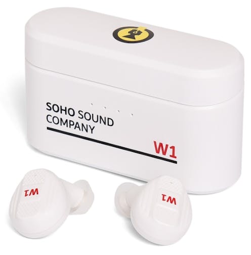 Soho Sound Company W1 Wireless Stereo Earbuds with Power Bank