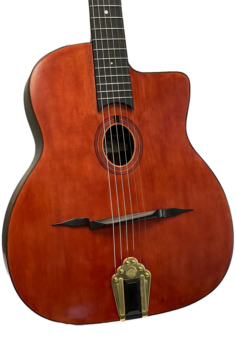 M Selmer Maccaferi Style Gypsy Jazz Guitar with Darker Finish