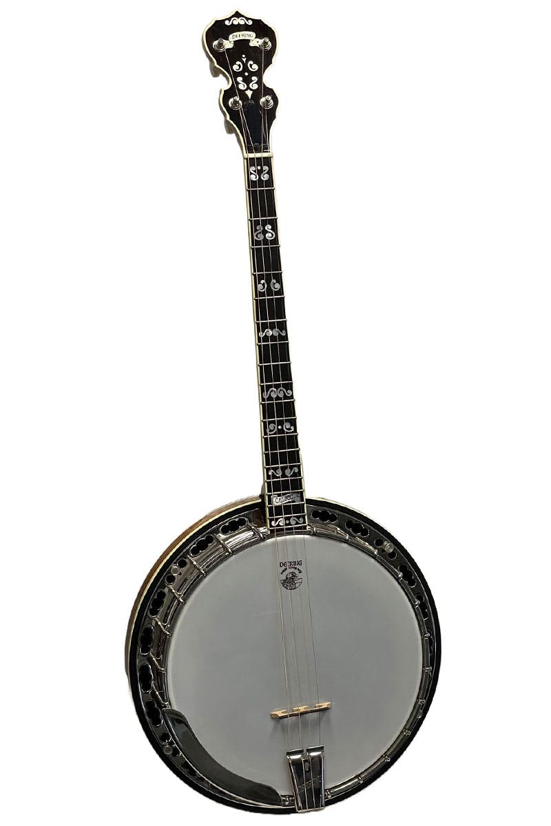 Deering calico deals banjo for sale