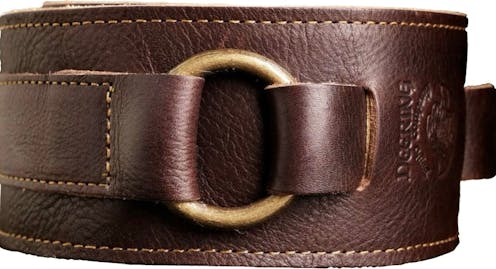 Deering Layered Stitched Leather Banjo Strap