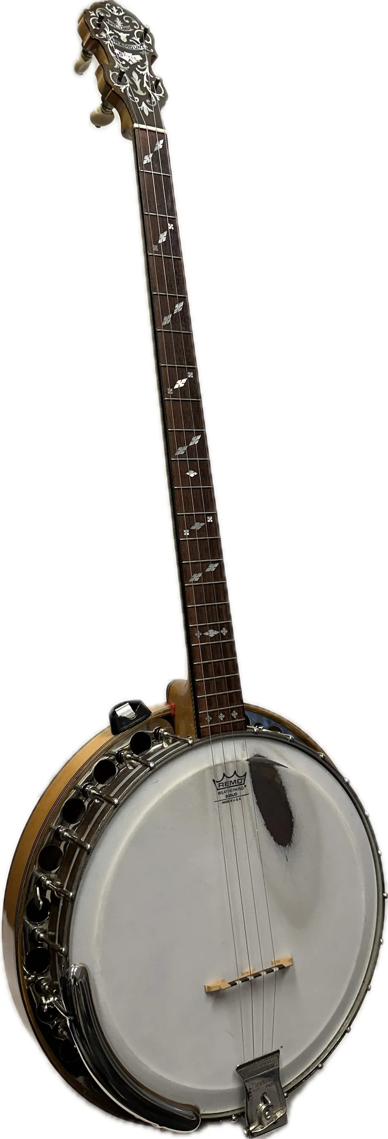 Paramount 1927 A-Style Archtop Plectrum Banjo #9596 with Hard Case ...