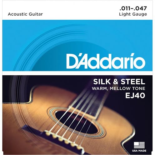 D'Addario EJ40 Silk & Steel Light 11-47