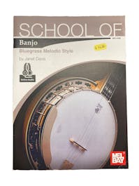 Mel Bay School of Banjo Bluegrass Melodic Style Book/Online Audio - Clearance