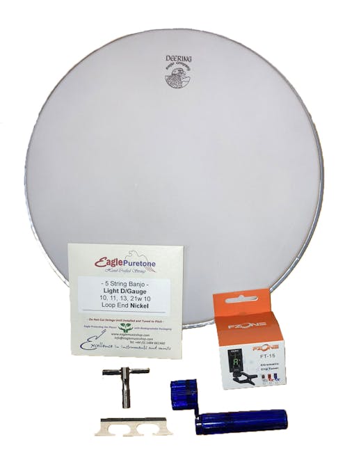 Deering Goodtime 11" Banjo Head Change Service Kit for 5 string Banjo