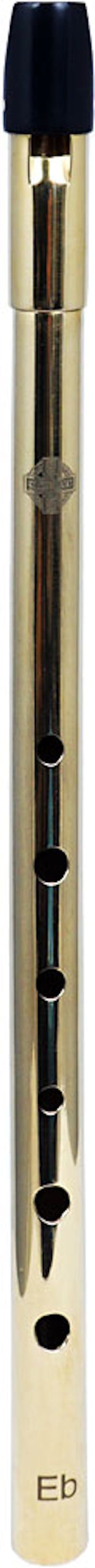 Glenluce Wexford High Eb Whistle - Brass Finish