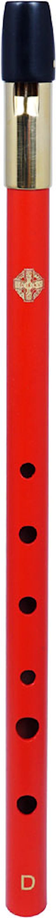 Glenluce Wexford High D Whistle - Red Finish