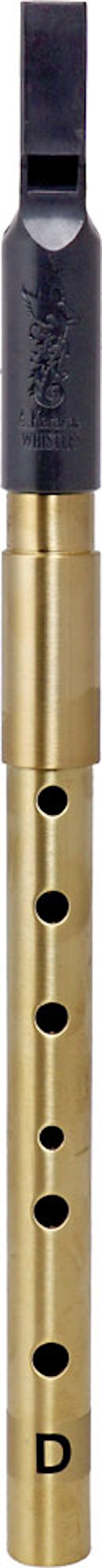 Nightingale High D Whistle - Brass
