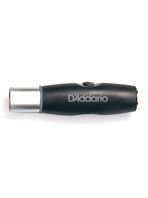 D'Addario PW-P047Z XLR Male to 1/4 Inch Female Balanced Adaptor