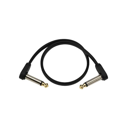 D'Addario Flat Patch Cable - 2ft Right Angle Single