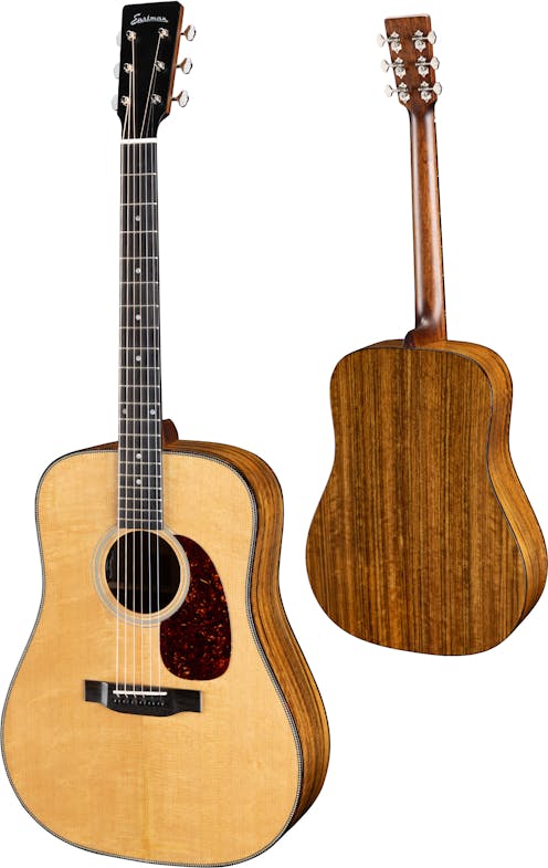 Eastman E3D Deluxe Dreadnought Electro-Acoustic Guitar with Padded Gig Bag