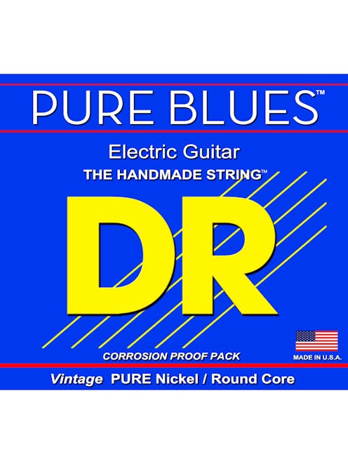 DR PHR-9 Pure Blues Nickel Electric Guitar Strings Light Gauge